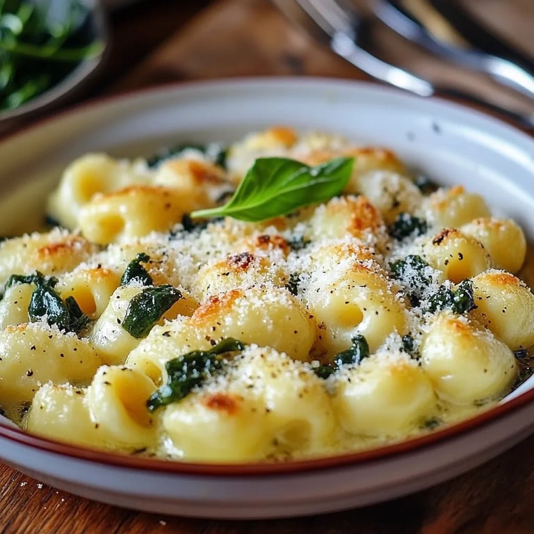Gnocchi-Spinat-Auflauf