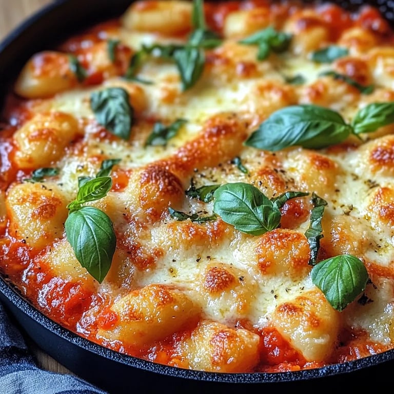 Einfacher Gnocchi-Tomaten-Auflauf