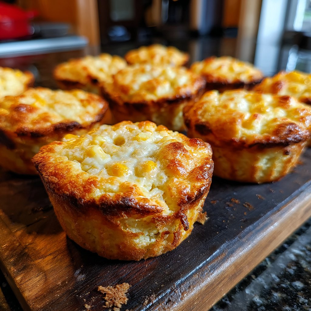Käse-Mais-Soufflés