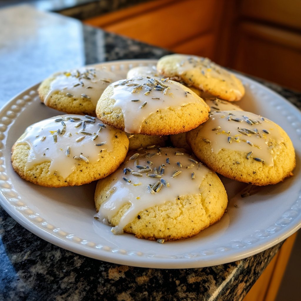 Zitrone und Lavendel Kekse