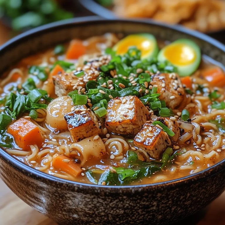 Langsam gegarte vegane Miso-Ramen-Suppe: Ein Unglaubliches Essenzielles Rezept