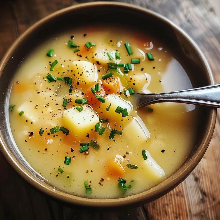 Gebackene Kartoffelsuppe