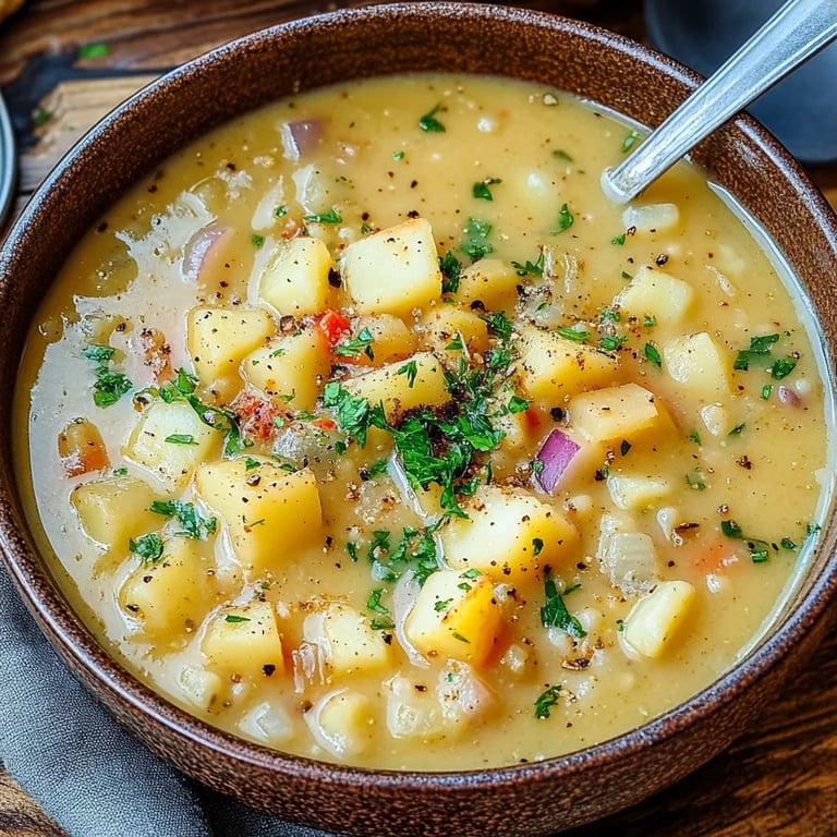 Vegane weiße Bohnensuppe mit Kartoffeln: Ein Unglaublich Ultimatives Rezept für 4 Personen