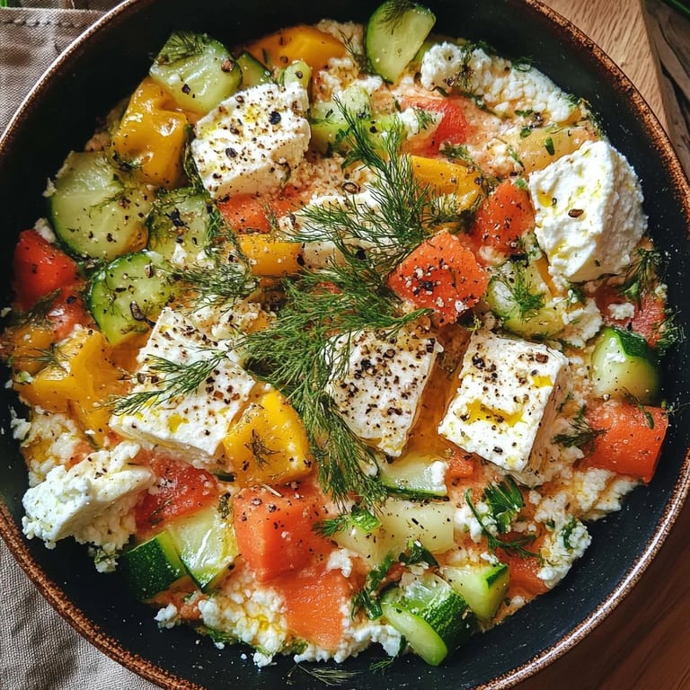 Ofenreis mit Feta und Gemüse