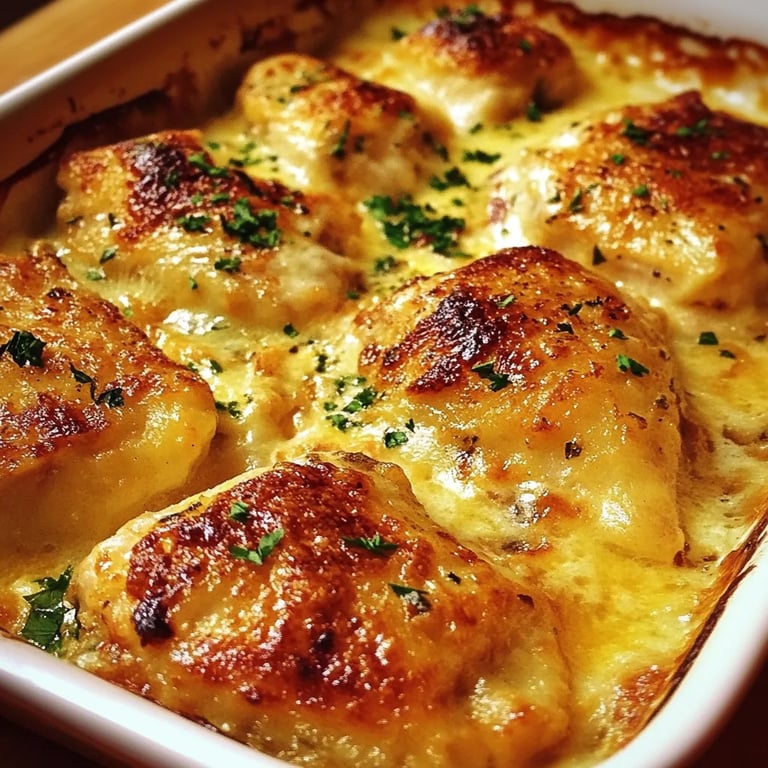 Cremiger Hähnchenauflauf