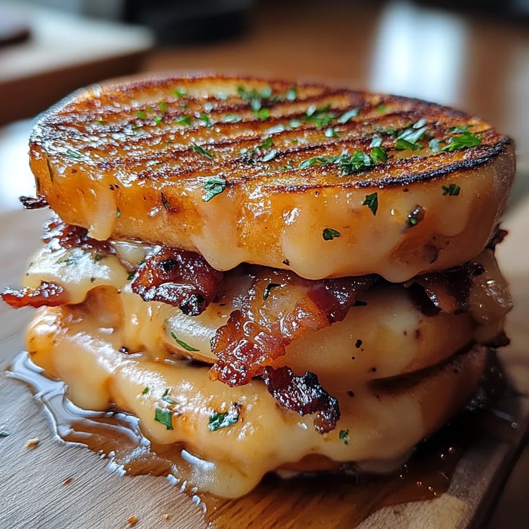 Donut-Grilled-Cheese mit Speck und Ahornsirup: Ein Unglaubliches Ultimatives Rezept