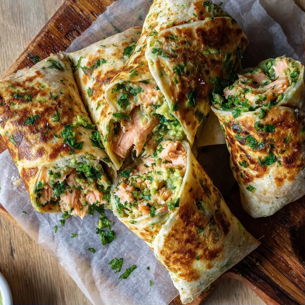 Wraps mit Lachs