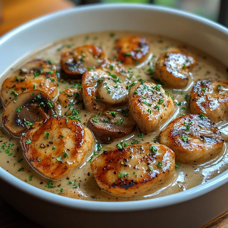 Cremiges Pilzhähnchen: Ein Unglaubliches Ultimatives Rezept für 4 Personen