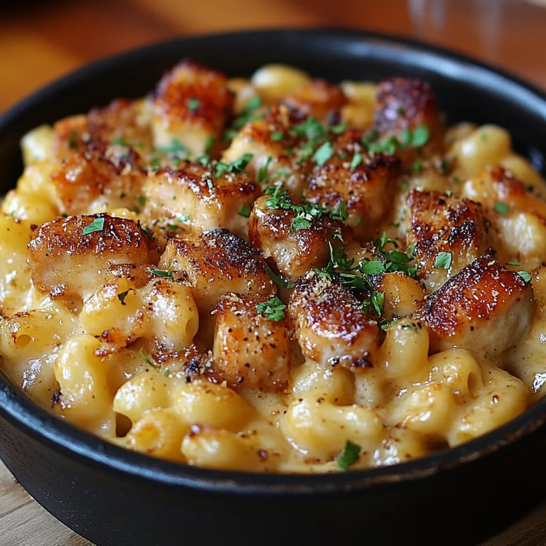 Honigglasierte Hähnchen-Mac & Cheese-Pfanne: Ein Unglaubliches Ultimatives Rezept