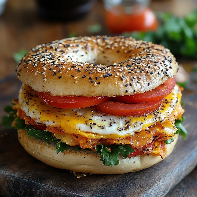 Bagel-Frühstücks-Sandwich: Ein Unglaublich Ultimatives Rezept für 5 Personen