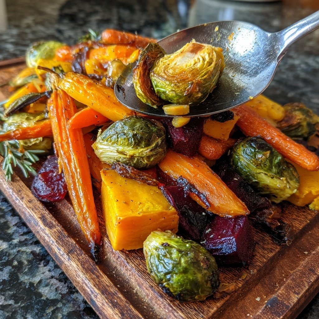 Geröstete Winter Gemüse Mischung