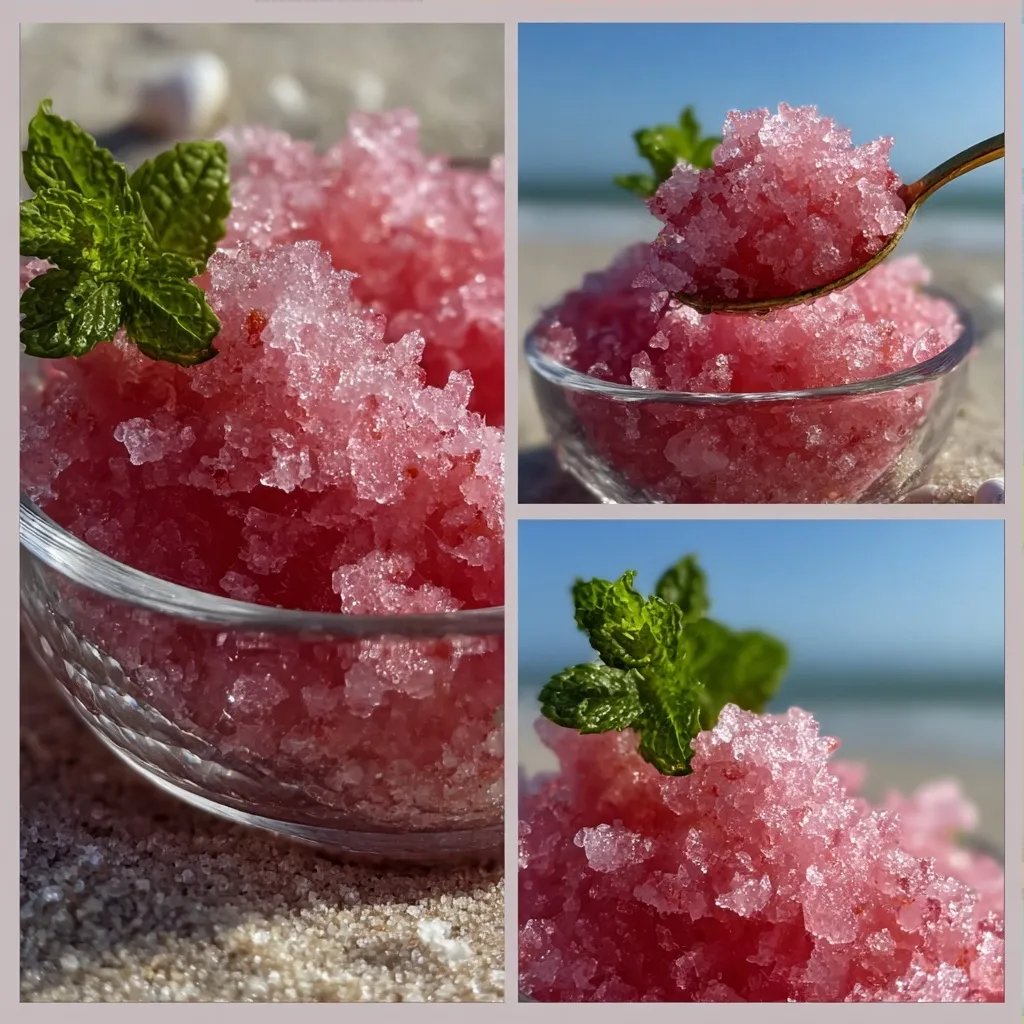 Melonen-Minz-Granita
