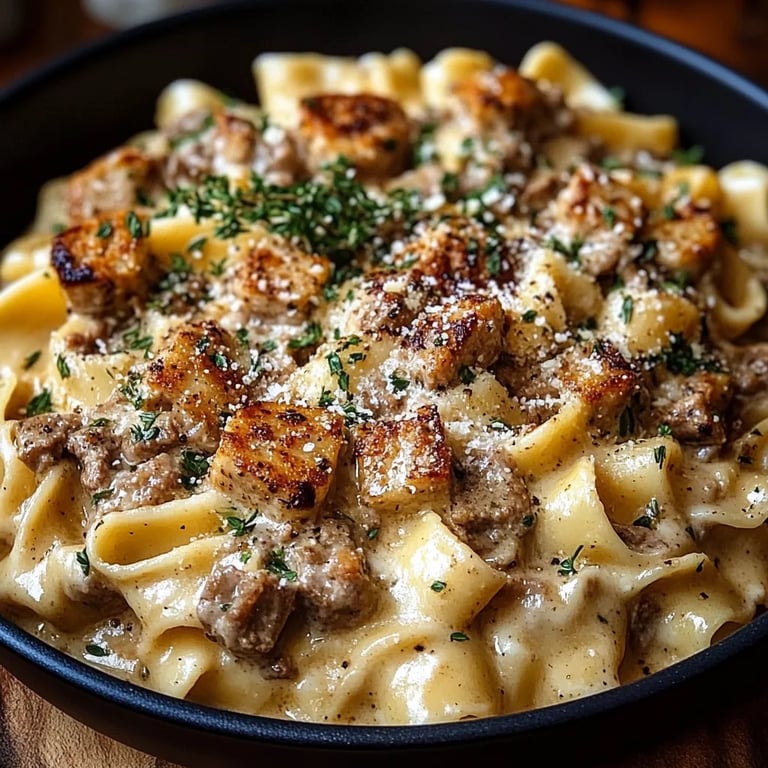 Cremiges Truthahn-Stroganoff: Ein Unglaubliches Ultimatives Rezept für 4 Personen