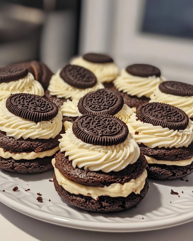 Cremiger Oreo-Kekse-und-Sahne-Kuchen
