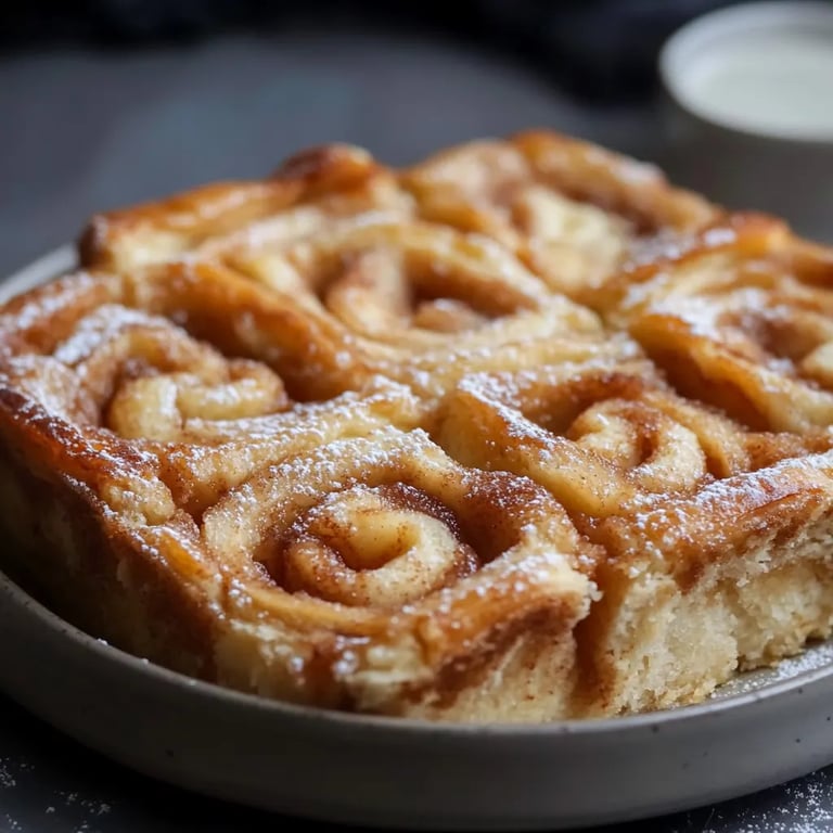 Apfel-Zimtschnecken-Kuchen