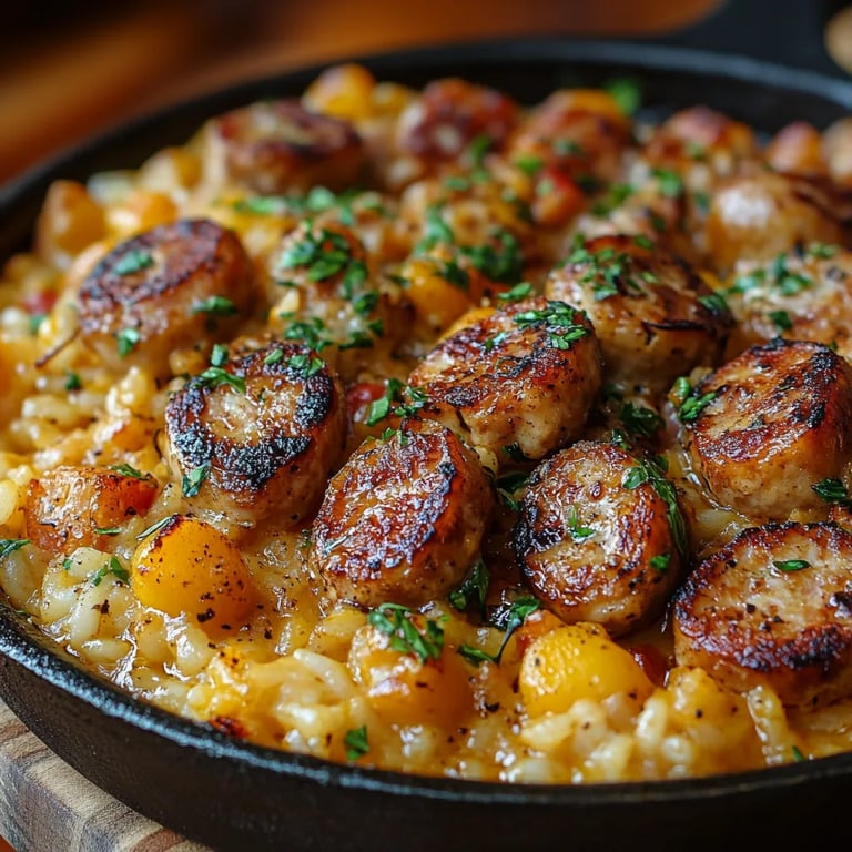 Eintopf mit Hähnchenwurst und Reis: Ein Unglaubliches Ultimatives Rezept für 4 Personen