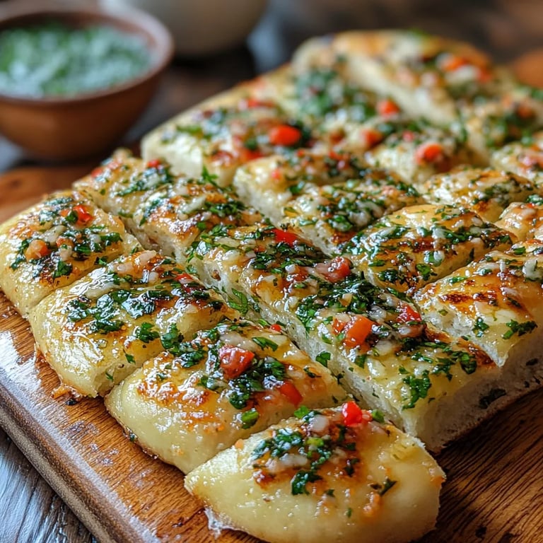 Chimichurri-Knoblauchbrot: Ein Unglaubliches Ultimatives Rezept für 6 Personen
