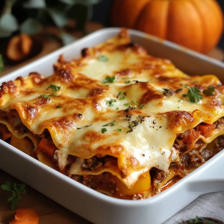 Kürbislasagne – Herbstliches Rezeptgenuss