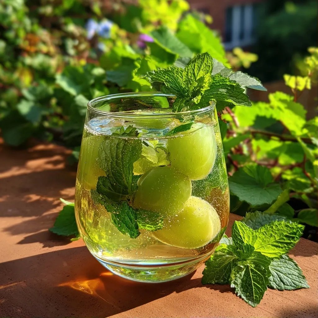 Traube Minze Schorle