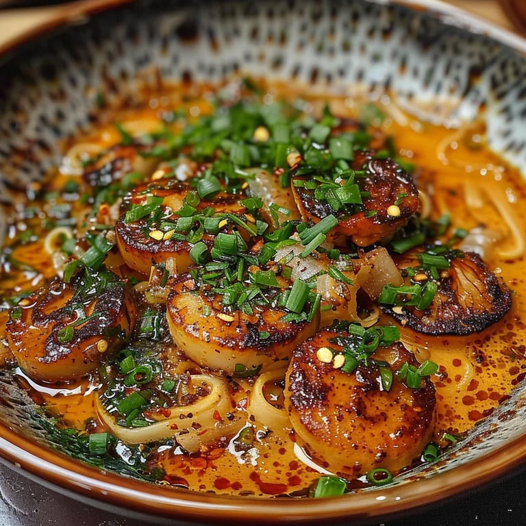 Köstliche cremige Knoblauch-Kartoffelsuppe