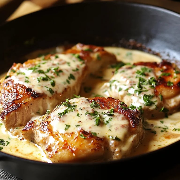 Schweinekoteletts mit cremiger Käsesauce: Ein Unglaubliches Ultimatives Rezept