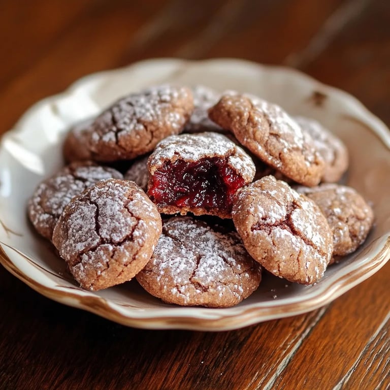 Marmeladen Kusschen vom Blech