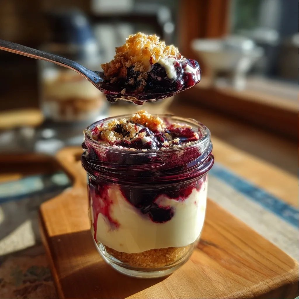 Blaubeer Vanille Parfait