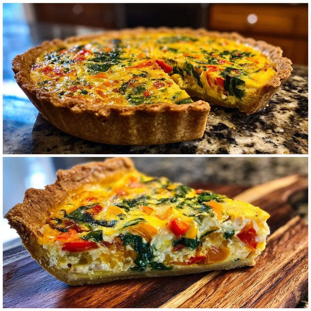 Quiche Gemüse leicht