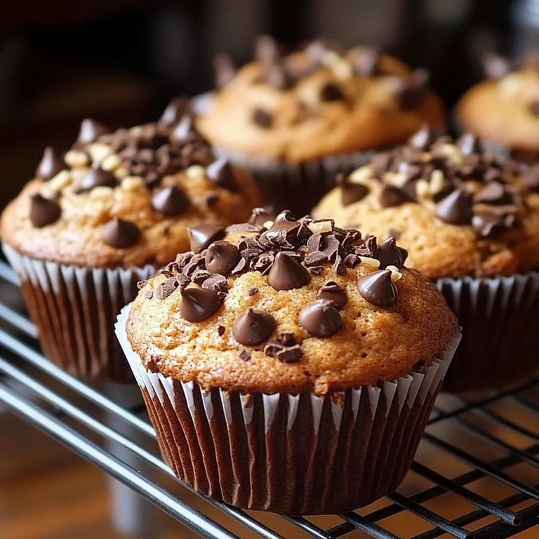 Saftige Muffins mit Schokostückchen