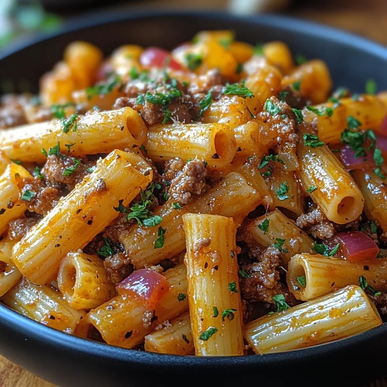 Würzige Penne mit Knoblauchbutter und Hackfleisch: Ein Ultimatives 5-Sterne-Rezept