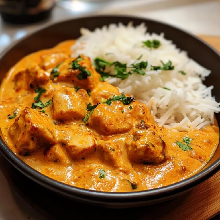 Hausgemachtes Butter Chicken