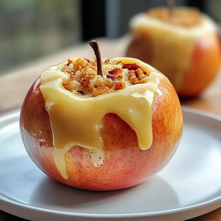 Bratapfel mit Marzipan-Nuss-Füllung