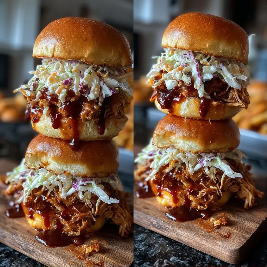 BBQ-Hähnchen-Slider