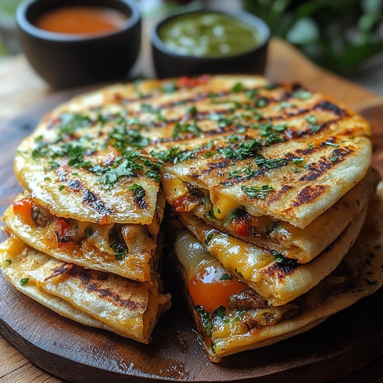 Frühstücks-Quesadilla mit weich gerührten Eiern: Ein Unglaubliches Ultimatives Rezept für 4 Personen