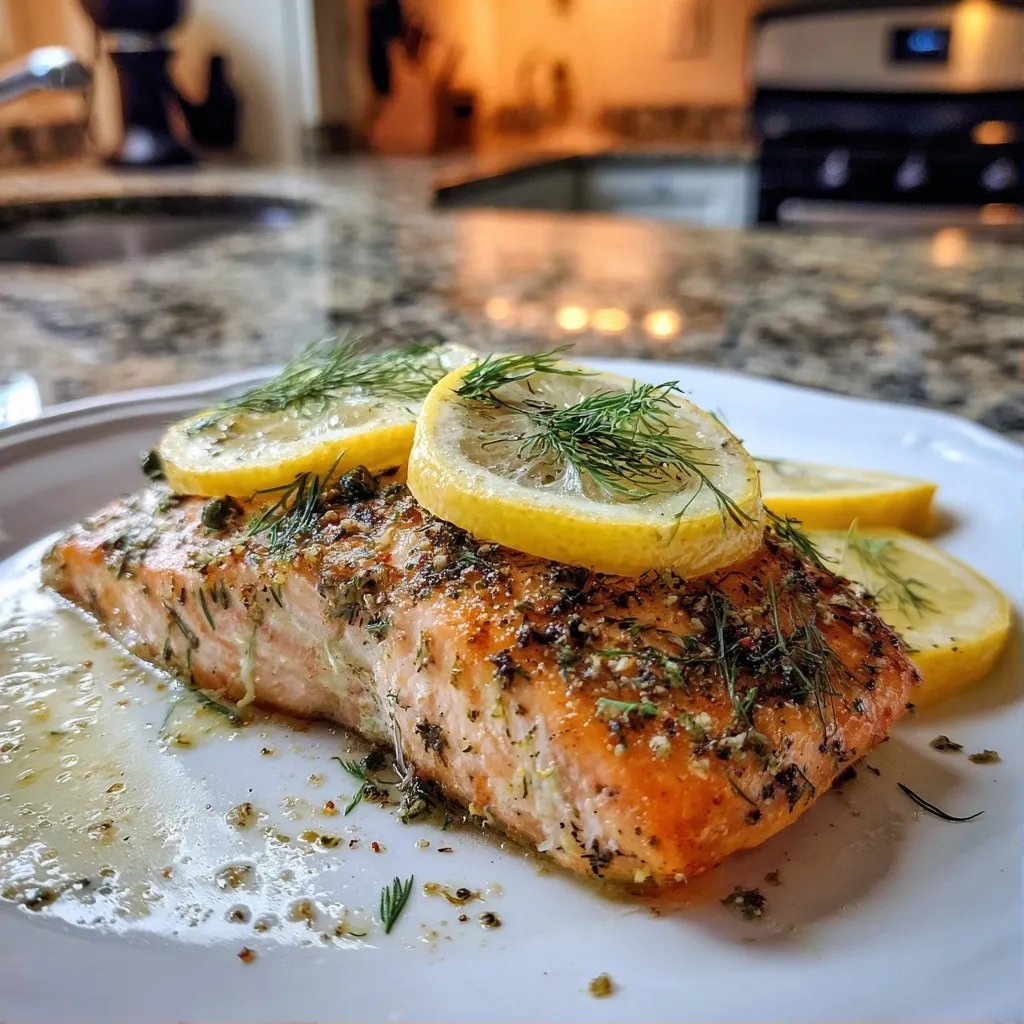 Lachs Zitrone Dill