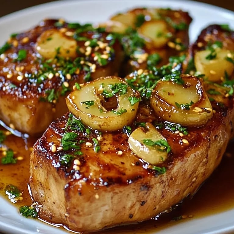 Honig-Knoblauch-Kotelett: Ein Unglaubliches Ultimatives Rezept für 4 Personen