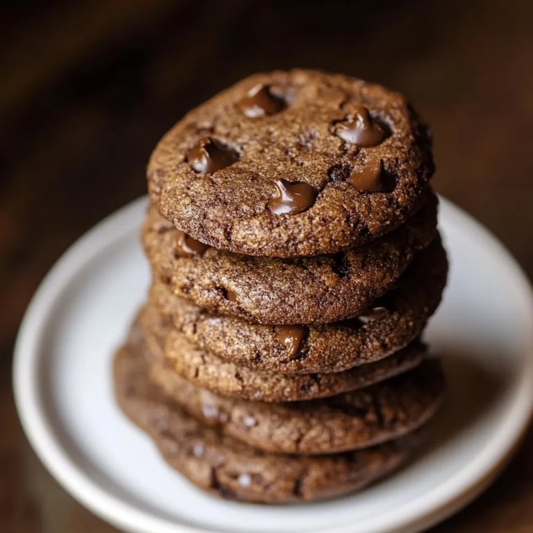 Dicke Espresso-Schokoladenkekse