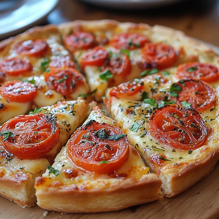 Frischer Basilikum-Kirschtomatenkuchen: Ein Unglaublich Ultimatives Rezept für 4 Personen