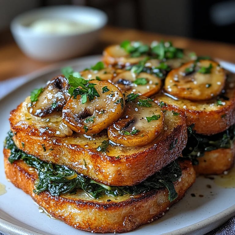 Herzhafter French Toast mit Spinat und Champignons: Ein Unglaublich Ultimatives Rezept