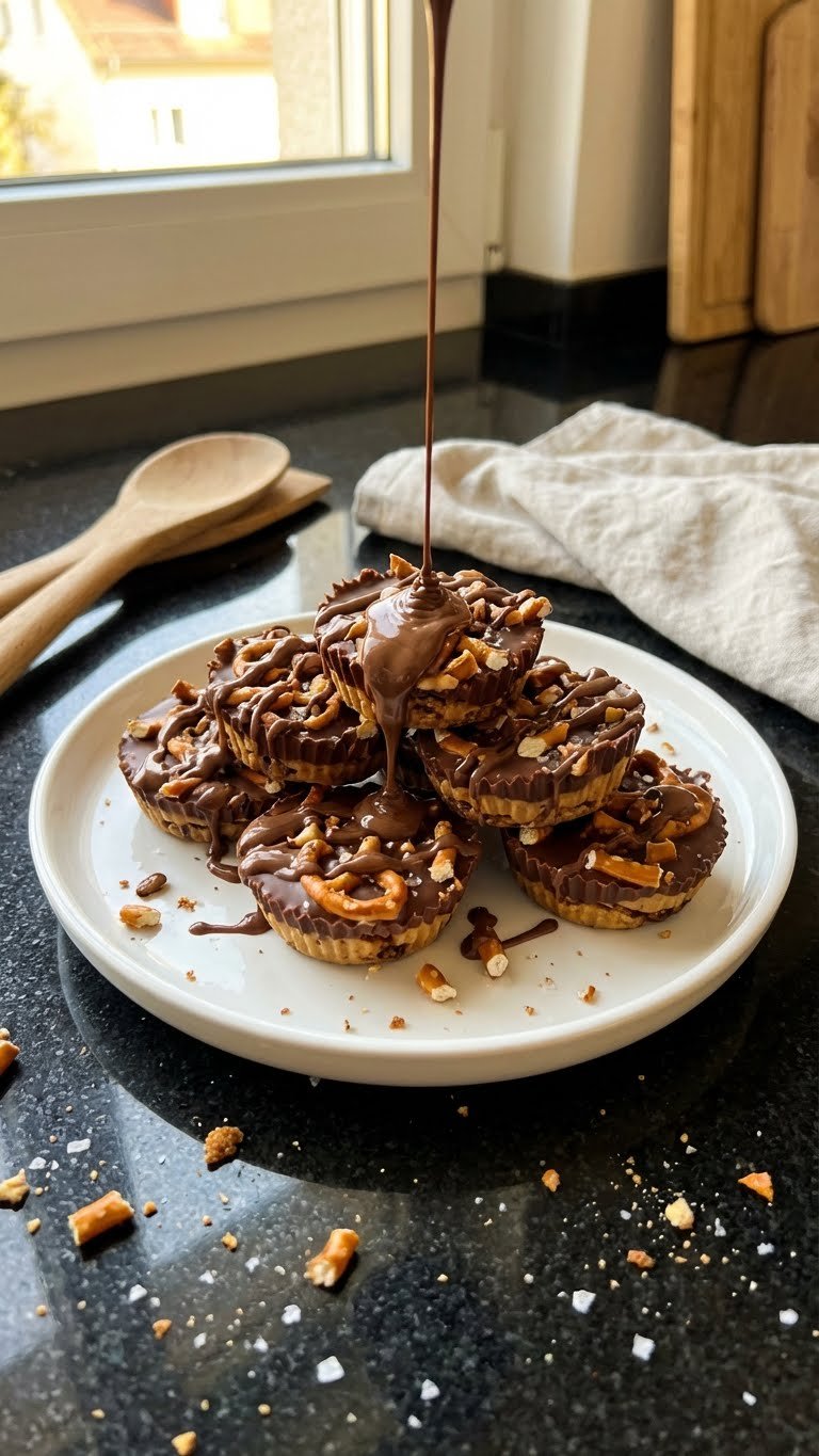 Geheime Reese’s Brezel Törtchen