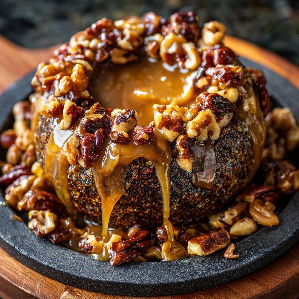 Nuss Karamell Fondue Explosion