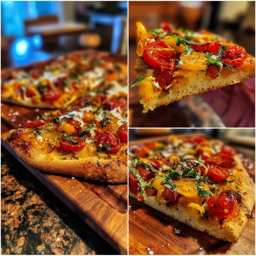 Veggie-Flatbread Sommerstyle