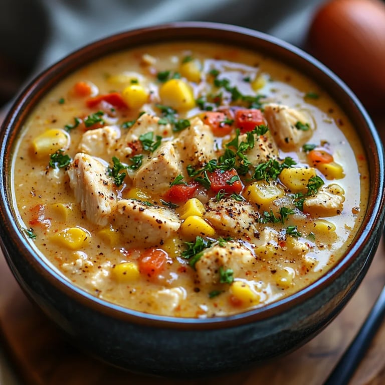 <p>Mais-Chowder mit Hähnchen aus dem Crockpot: Ein Unglaublich Einfaches Ultimatives Rezept</p>