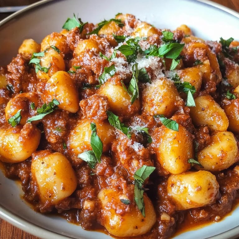 Gnocchi Bolognese