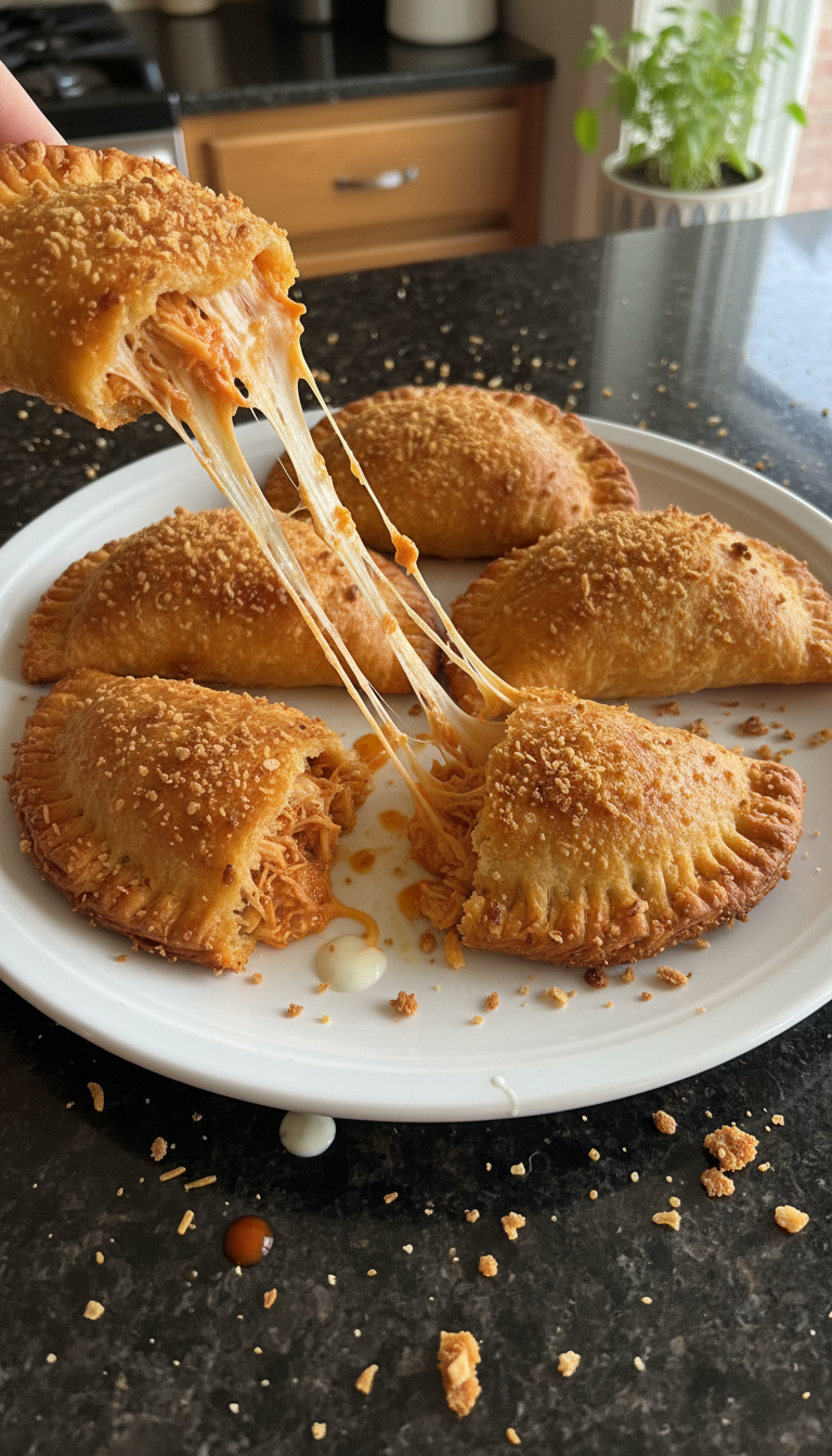 Game Day Buffalo Hähnchen Empanadas