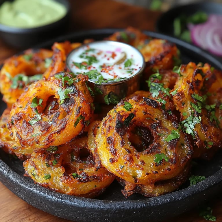 Indische Zwiebel-Bhaji: Ein Unglaubliches Ultimatives Rezept für 5 Gäste