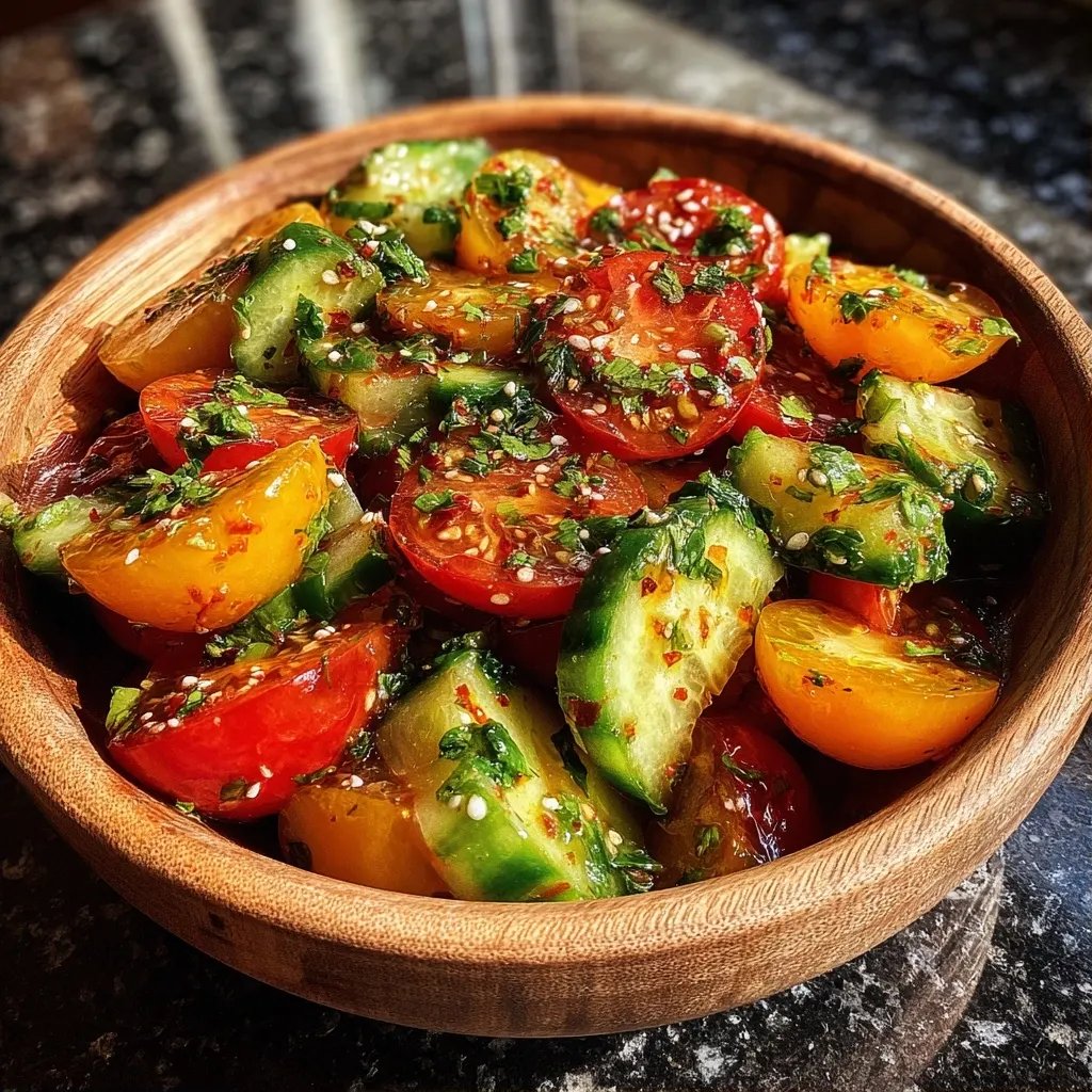 Tomate Gurke Salat