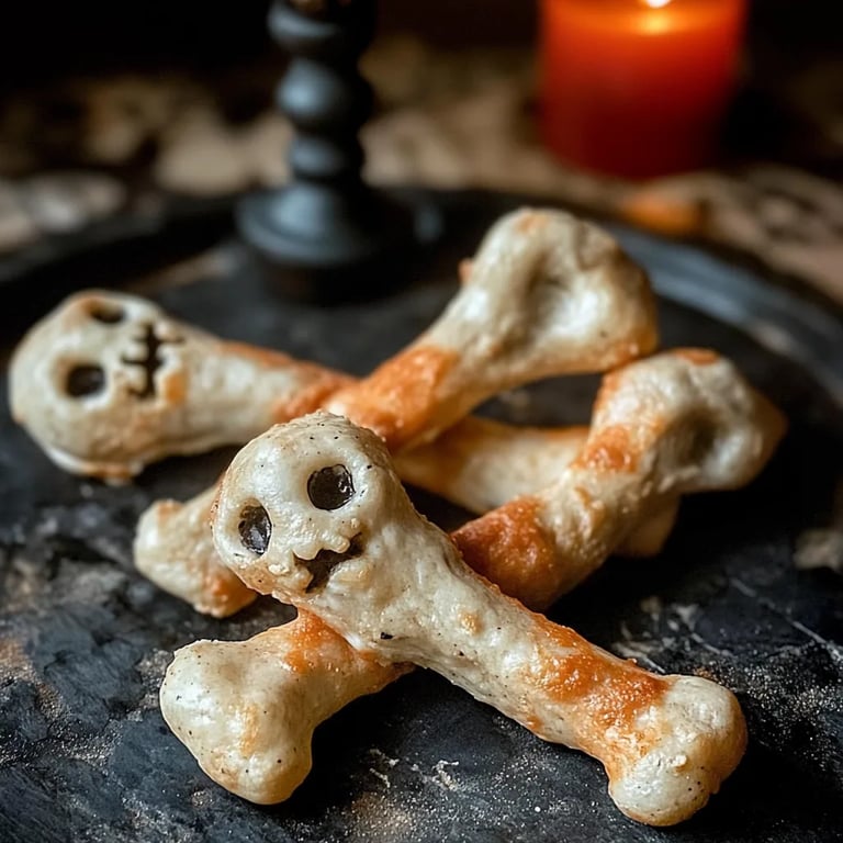 Käsige Halloween-Brotstangenknochen: Ein Unglaubliches Ultimatives Rezept für 5 Personen