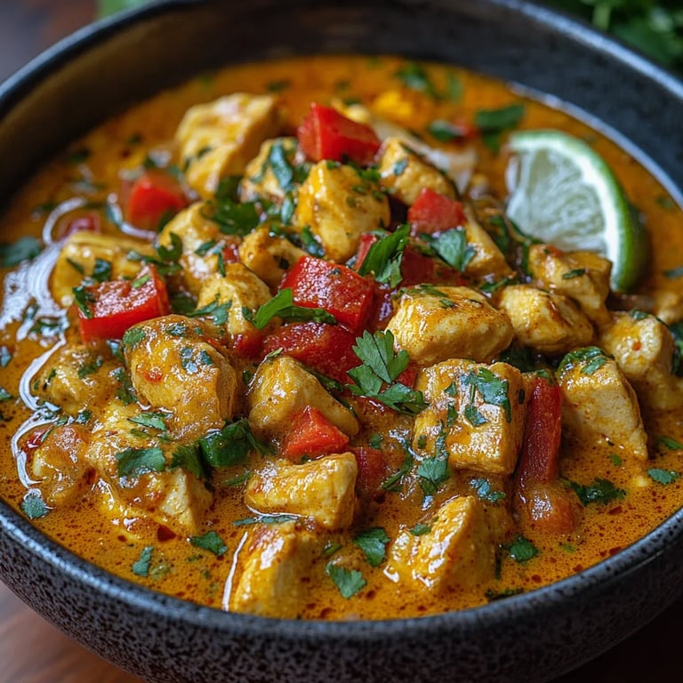 Thailändisches Kokos-Curry-Hähnchen: Das Unglaubliche Ultimative Rezept für 4 Personen