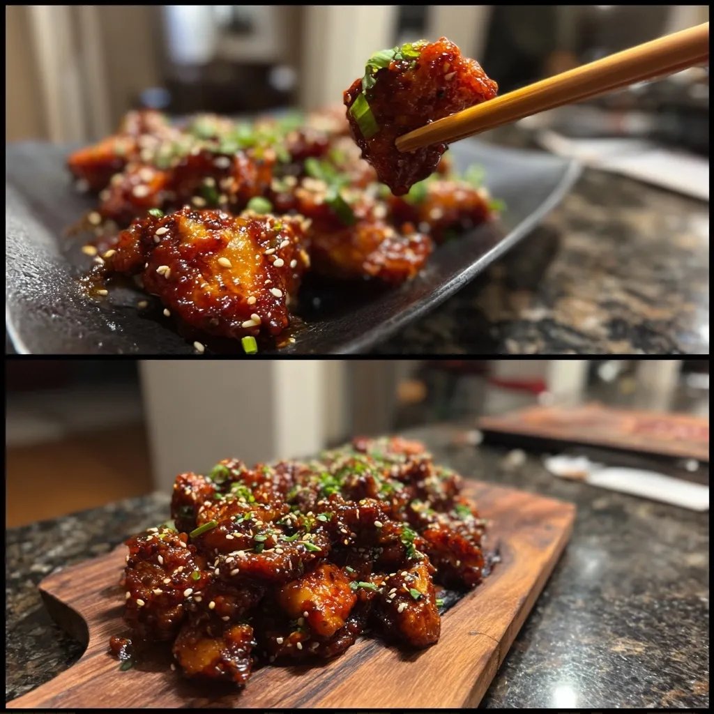 Sticky Gochujang Hähnchen